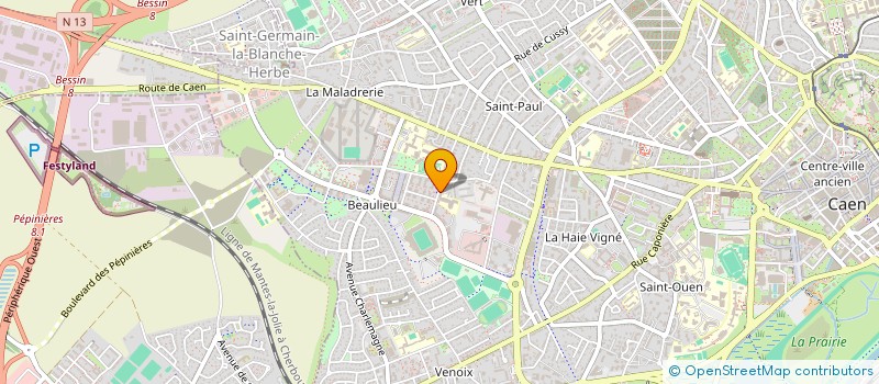 localisation de l'entreprise SCI VRP 2 à CAEN