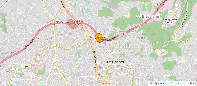 localisation de l'entreprise SCI VS à MOUGINS