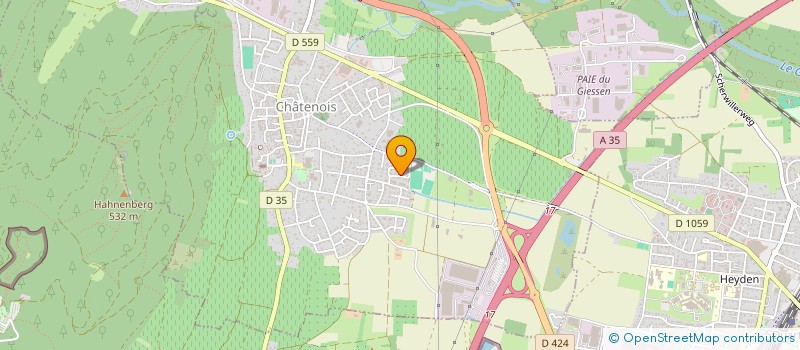 localisation de l'entreprise SCI VS HOME  CHATENOIS