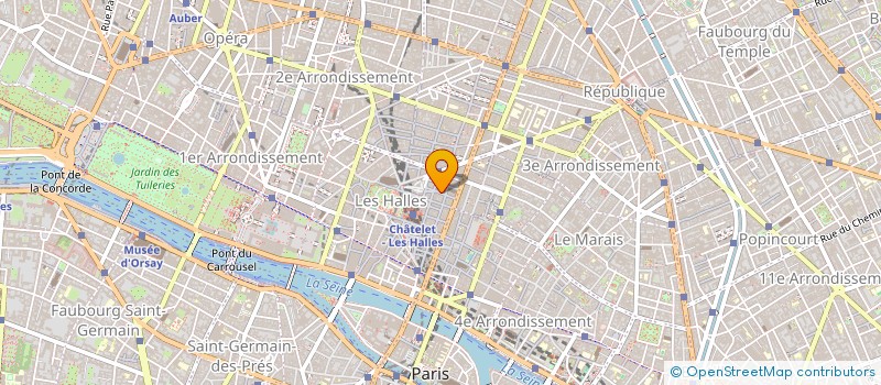 localisation de l'entreprise SCI VSA  PARIS