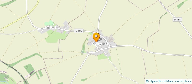 localisation de l'entreprise SCI VSAB  QUIRY-LE-SEC