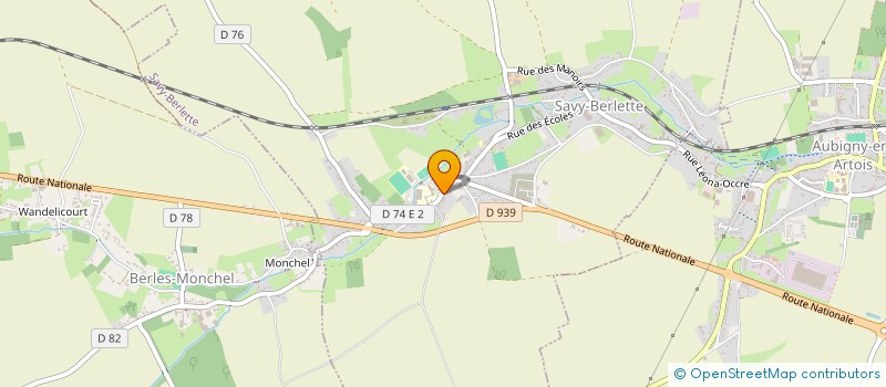 localisation de l'entreprise SCI VSC  SAVY-BERLETTE