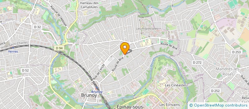 localisation de l'entreprise SCI VSC LIM  BRUNOY