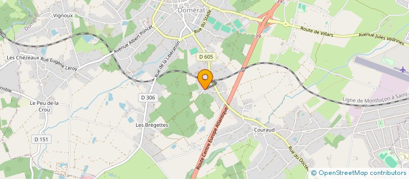 localisation de l'entreprise SCI VSCIK à DOMERAT