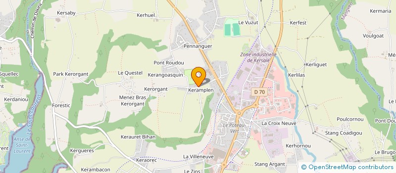 localisation de l'entreprise SCI VSDB  CONCARNEAU