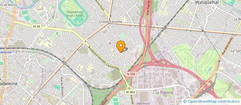 localisation de l'entreprise SCI VSL IMMO à MARCQ-EN-BARŒUL