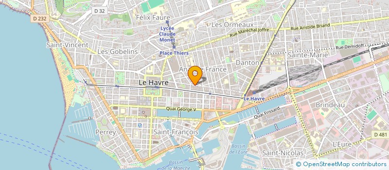 localisation de l'entreprise SCI VSM à LE HAVRE