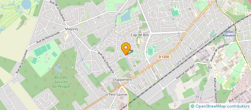 localisation de l'entreprise SCI VSM  PESSAC