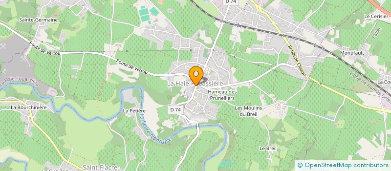 localisation de l'entreprise SCI VSPB  LA HAIE-FOUASSIERE