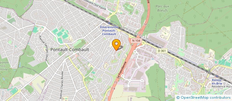 localisation de l'entreprise SCI VST à PONTAULT-COMBAULT