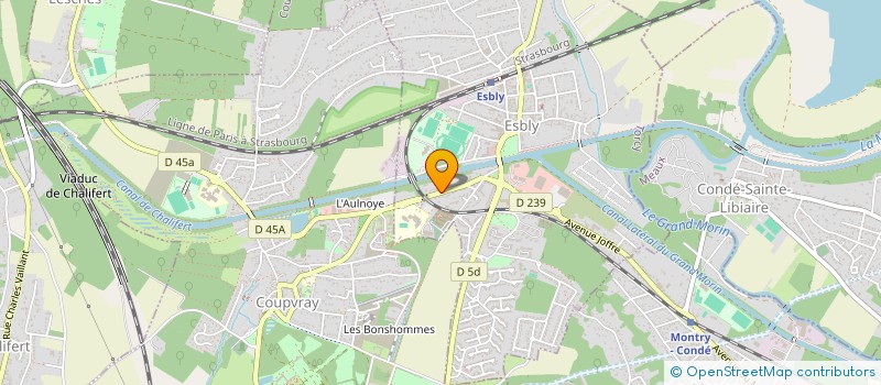 localisation de l'entreprise SCI VT ALPE à ESBLY
