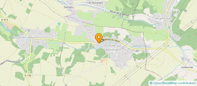 localisation de l'entreprise SCI VT BATI  OINVILLE-SUR-MONTCIENT