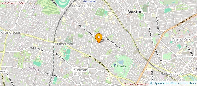 localisation de l'entreprise SCI VT IMMO  BORDEAUX