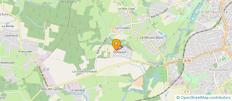 localisation de l'entreprise SCI VT TRAN CORPORATION 1 à ISLE