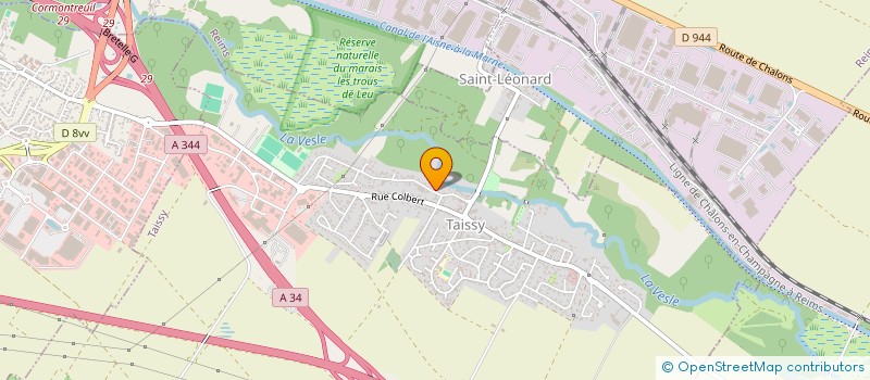 localisation de l'entreprise SCI VT VERZENAY TAISSY  TAISSY