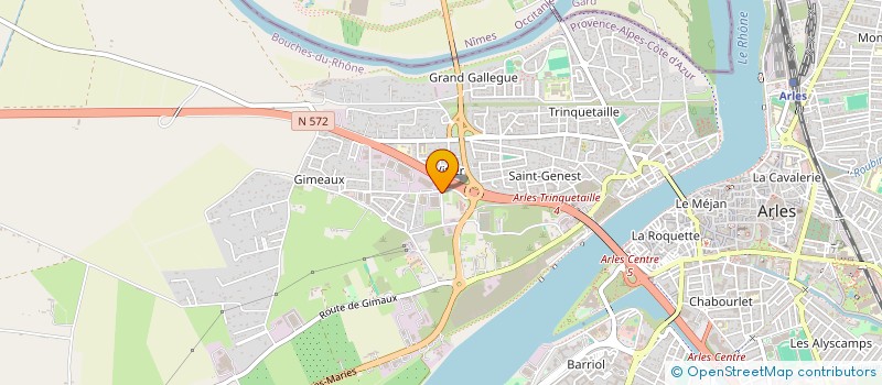 localisation de l'entreprise SCI VTI à ARLES