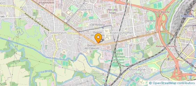 localisation de l'entreprise SCI VTK  STRASBOURG