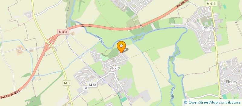 localisation de l'entreprise SCI VTK IMMO  CUVRY