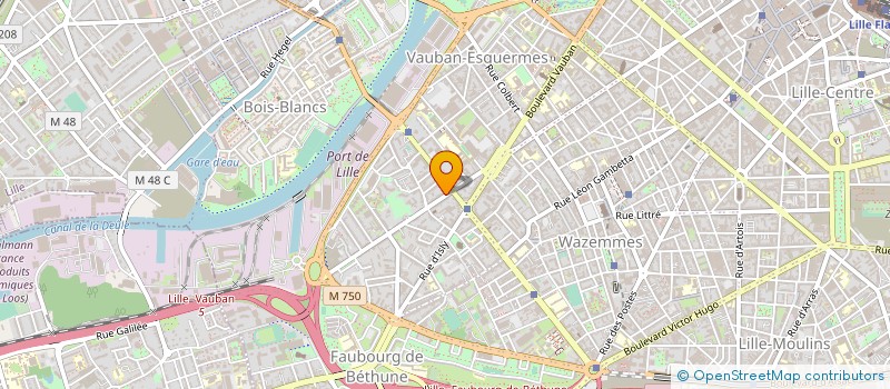 localisation de l'entreprise SCI VTR à LILLE