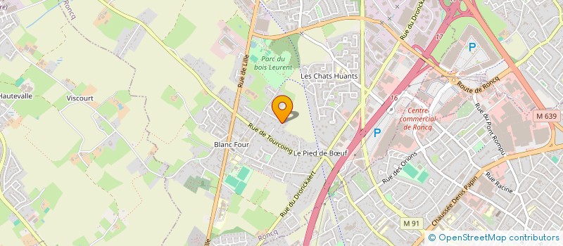 localisation de l'entreprise SCI VTRT à RONCQ