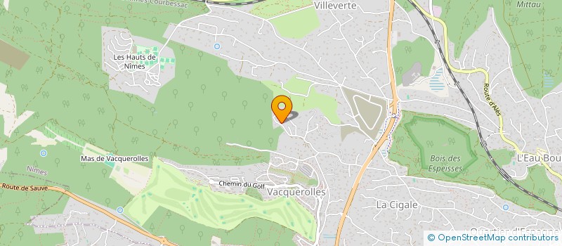 localisation de l'entreprise SCI VUBUS  NIMES