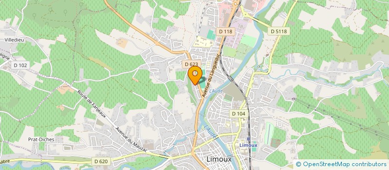localisation de l'entreprise SCI VUE D'ANGLES à LIMOUX