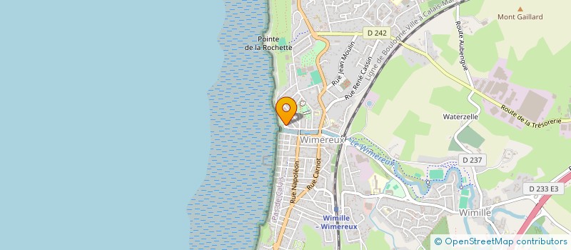 localisation de l'entreprise SCI VUE DE FLEUR  WIMEREUX