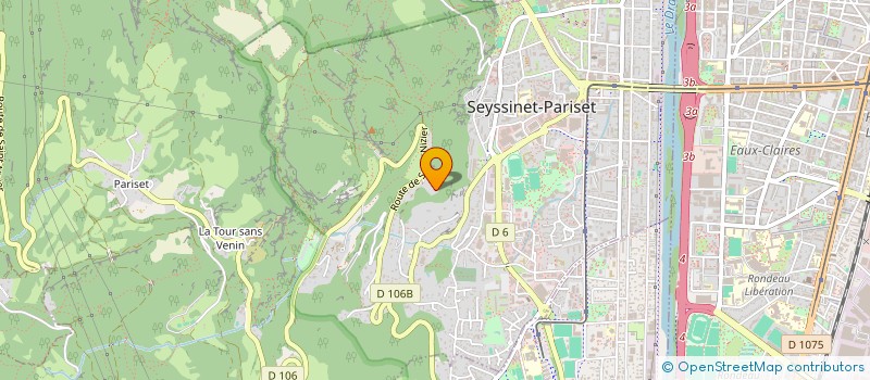 localisation de l'entreprise SCI VUE DU PANIER  SEYSSINET-PARISET