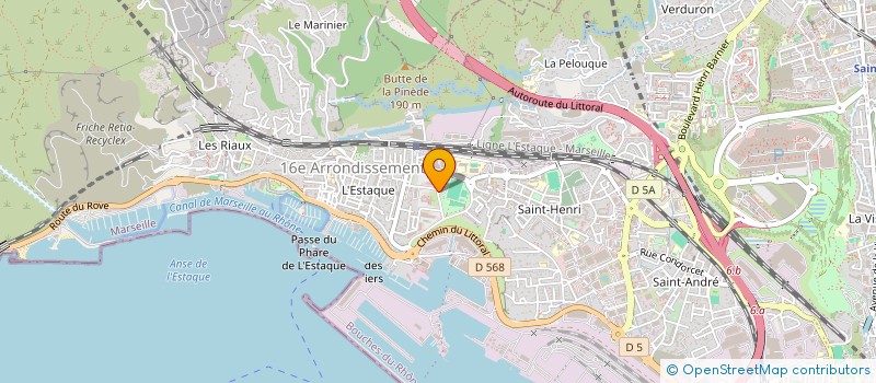 localisation de l'entreprise SCI VUE SUR MER à MARSEILLE
