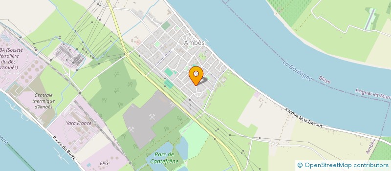 localisation de l'entreprise SCI VUGIER  AMBES