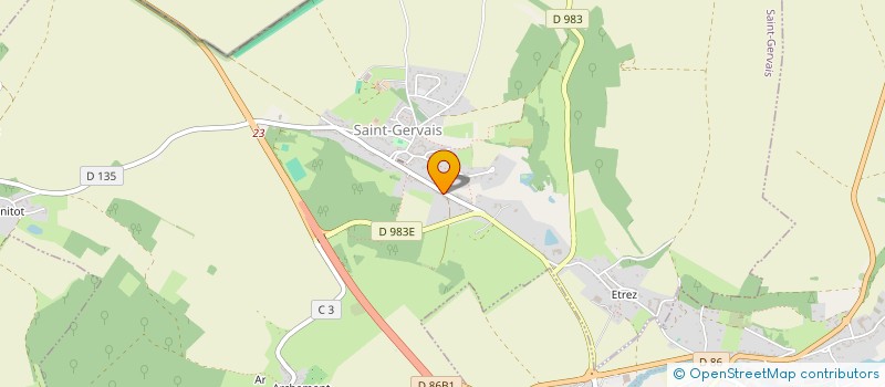 localisation de l'entreprise SCI VUILLERMOZ  SAINT-GERVAIS