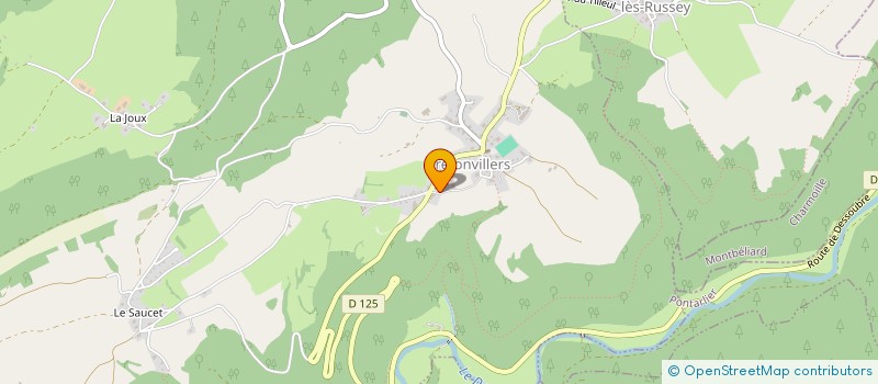 localisation de l'entreprise SCI VUILLIER DEVILLERS FRERES  BRETONVILLERS