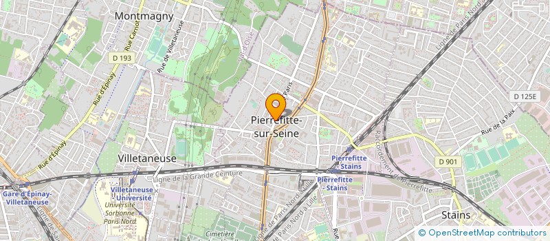 localisation de l'entreprise SCI VUKADIN à PIERREFITTE-SUR-SEINE