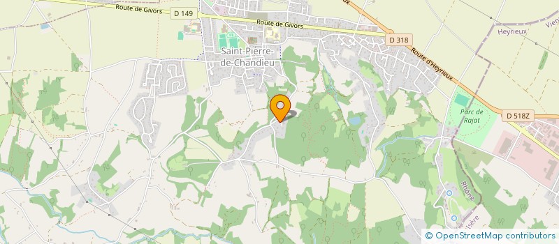 localisation de l'entreprise SCI VULBAS  SAINT-LAURENT-DE-MURE