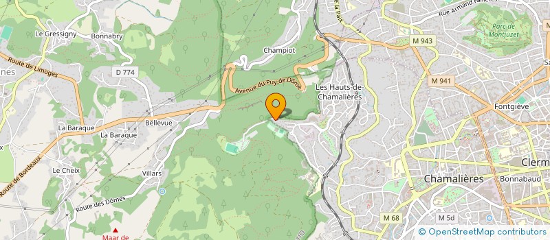 localisation de l'entreprise SCI VULCA IMMOBILIER  CHAMALIERES