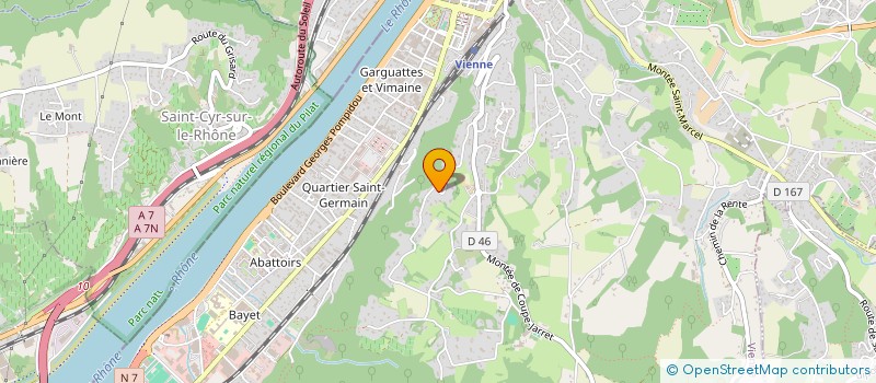 localisation de l'entreprise SCI VULCAIN à VIENNE