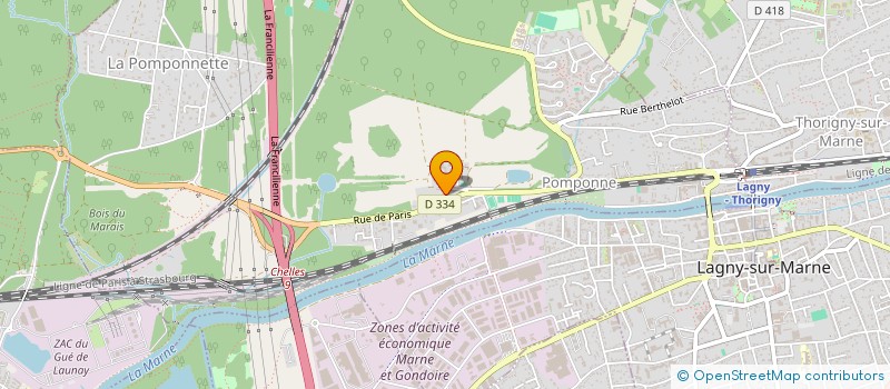 localisation de l'entreprise SCI VULCAIN à POMPONNE
