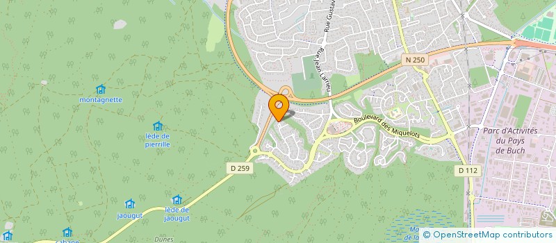 localisation de l'entreprise SCI VULCAIN à LA TESTE-DE-BUCH