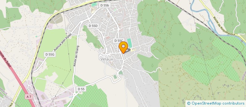 localisation de l'entreprise SCI VULCAIN à VELAUX