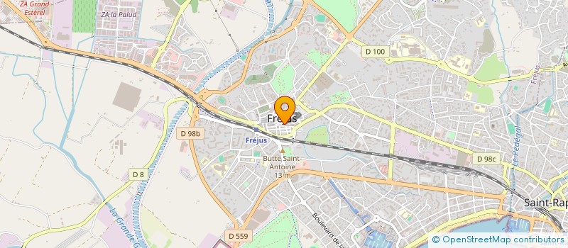 localisation de l'entreprise SCI VULCAN à FREJUS