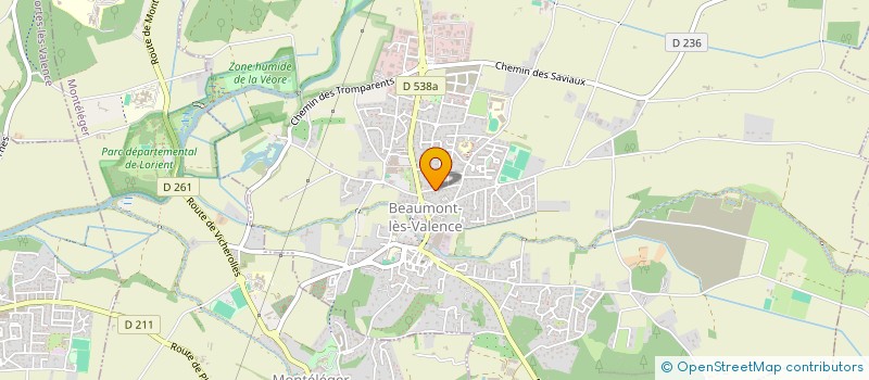 localisation de l'entreprise SCI VULCANO à BEAUMONT-LES-VALENCE