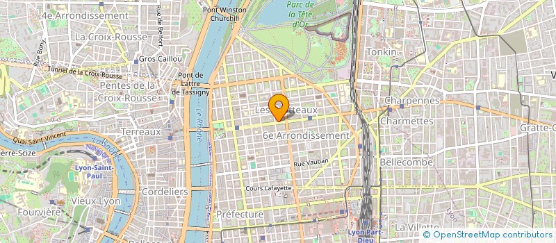 localisation de l'entreprise SCI VULLI  LYON