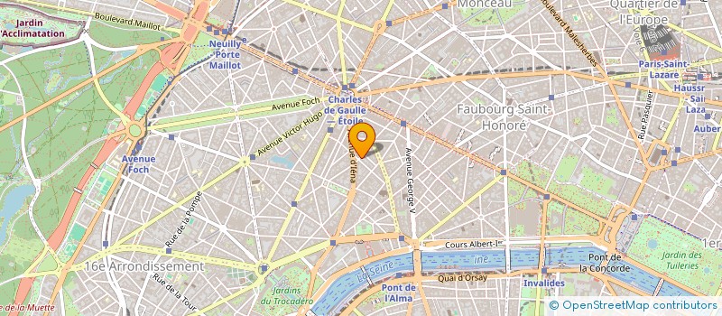 localisation de l'entreprise SCI VULPIAN CAPITAL  PARIS