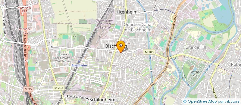 localisation de l'entreprise SCI VUMYLINH  BISCHHEIM