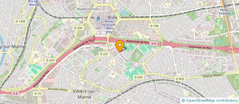 localisation de l'entreprise SCI VUONG ET FILS à NOISY-LE-GRAND