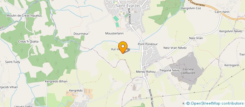 localisation de l'entreprise SCI VUR VEN  ST EVARZEC
