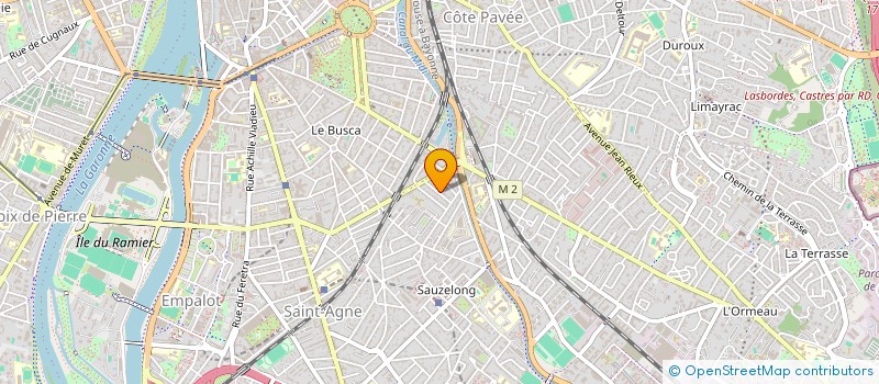 localisation de l'entreprise SCI VV  TOULOUSE