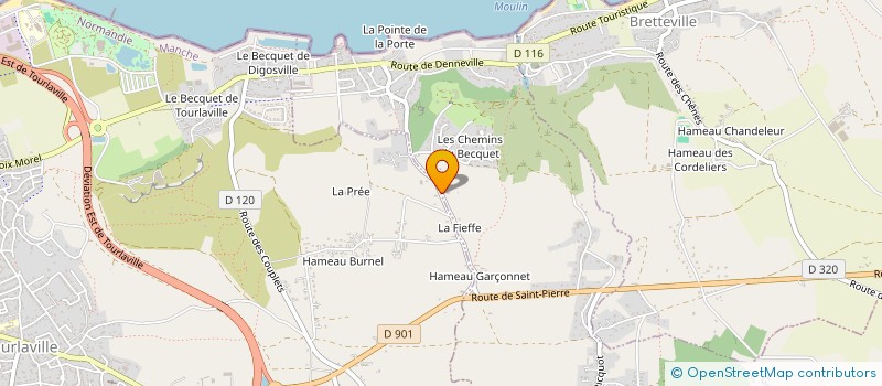 localisation de l'entreprise SCI VVA à CHERBOURG-EN-COTENTIN