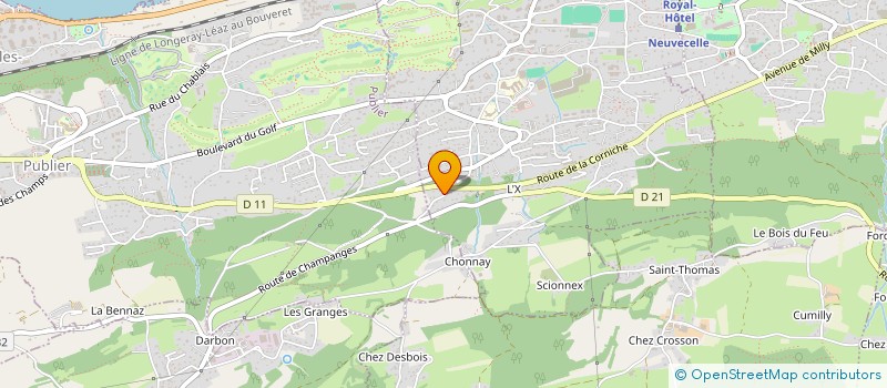 localisation de l'entreprise SCI VVCJ GRASS  EVIAN-LES-BAINS