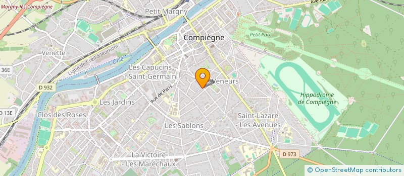 localisation de l'entreprise SCI VVFP  COMPIEGNE